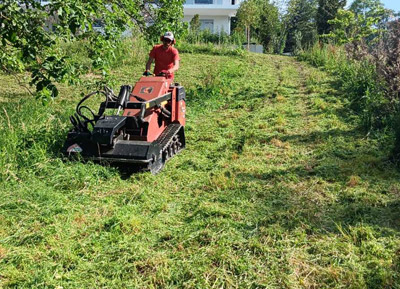 Débroussaillage de parcelles et broyage